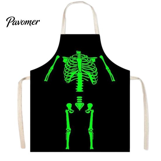 Creepy Butcher Apron Halloween with Realistic Blood Stain, Washable Protective Work Apron, Waterproof Cooking Horror Costume Prop for Cosplay Parties