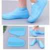2pcs Waterproof Non-slip Silicone Shoe High Elastic Wear-resistant Unisex Rain Boots for Outdoor Rainy Day Reusable Shoe Cover