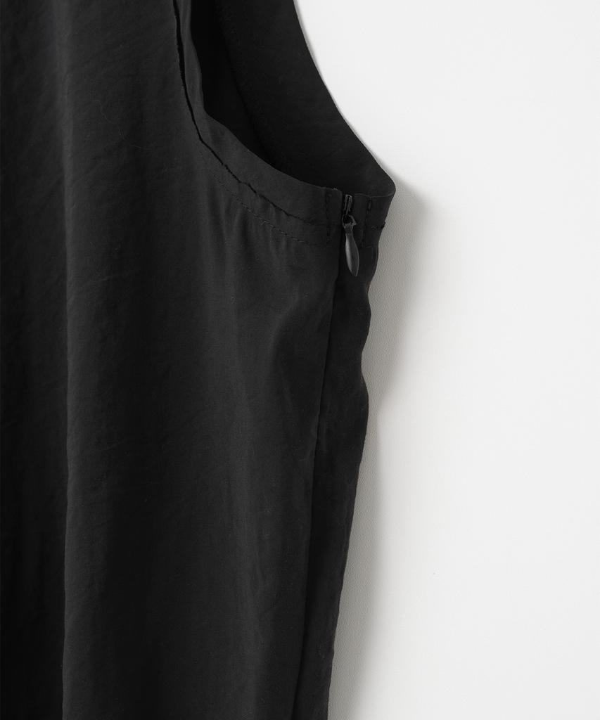 Milo Woman Smoke Asymmetric Midi Dress [Black]