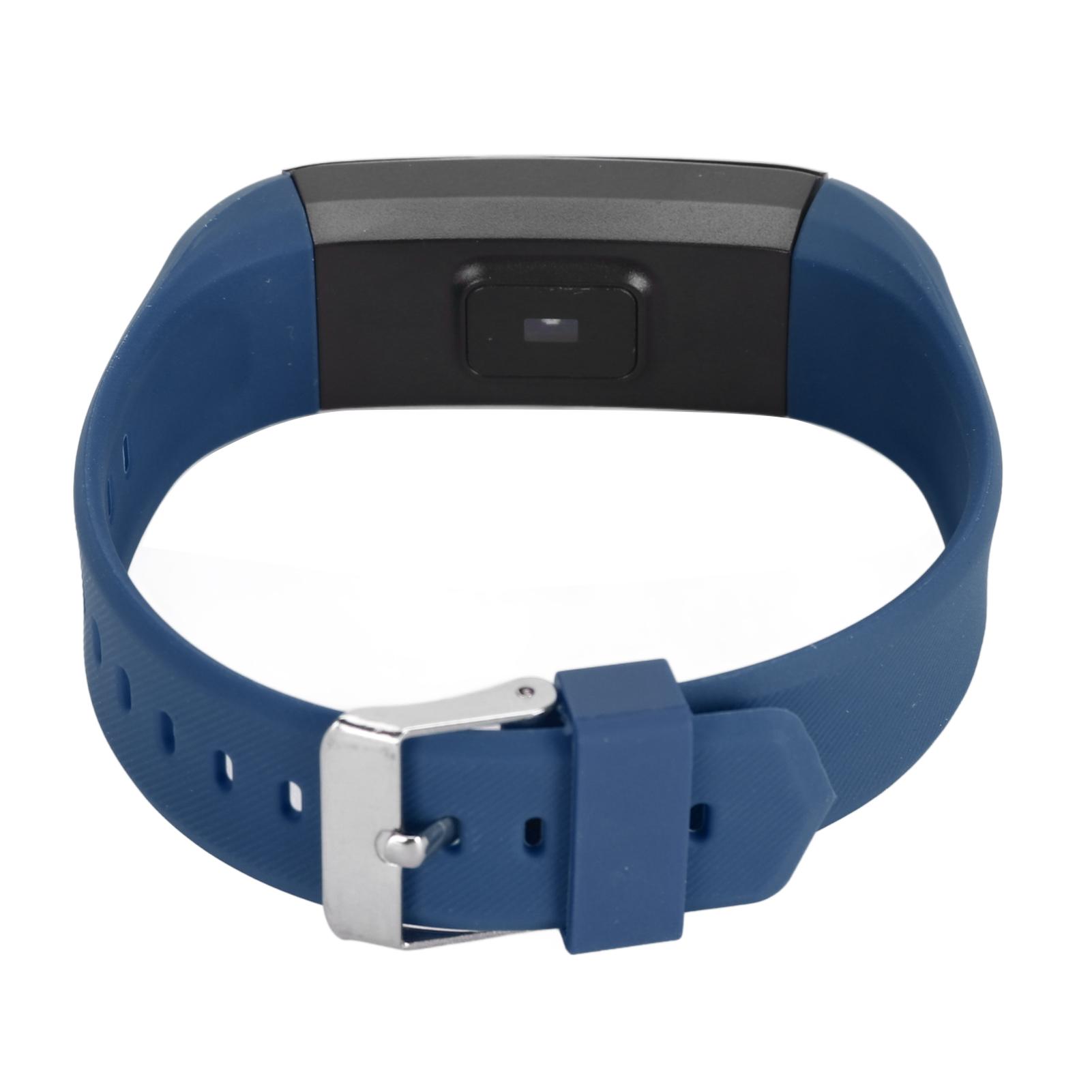 

Спортивные часы-шагомер Многофункциональные стильные водонепроницаемые часы IP67 с напоминанием о сообщениях и индикатором активности темно-синий