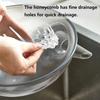 Multifunctional Drain Bowl Sink Strainer Drain Plastic Fruit Vegetable Washing Basket Drainer Food Colander Baskets Filter Shelf