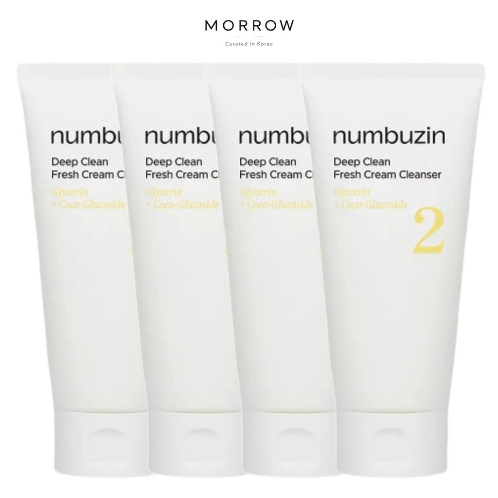 NUMBUZIN No.2 Deep Clean Fresh Cream Cleansing Foam Rich Daily Facial Cleanser 120ml