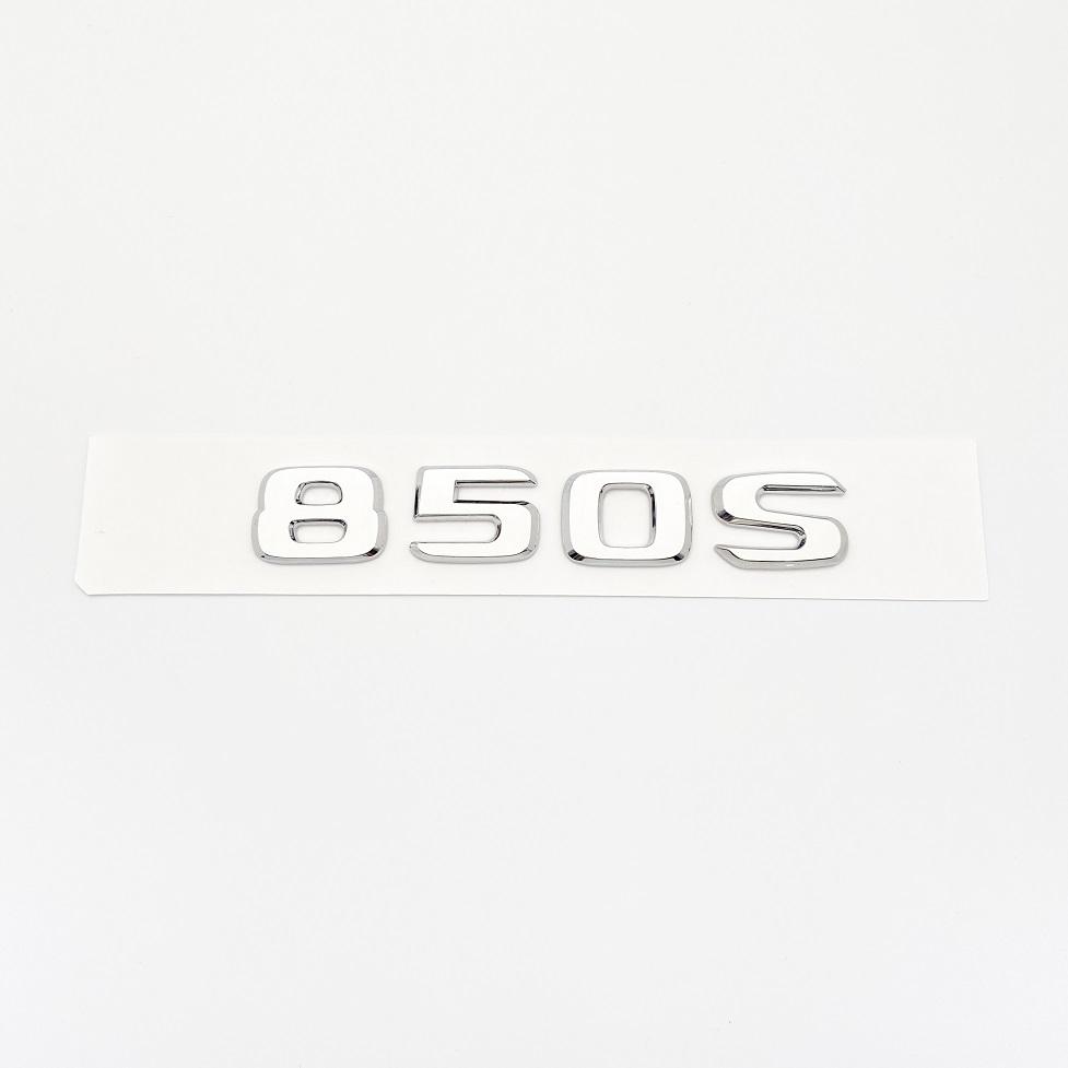 ABS Car Letters Logo 50S4M 38S4M 40S 60S B550 850S Badge Sticker Rear Trunk Emblem Decals for Mercedes Benz S W221 W222 W223