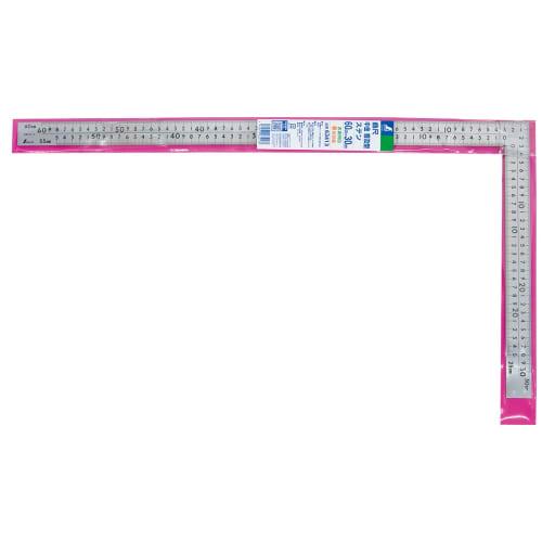 Shinwa Sokutei Zakřivené pravítko, Střední kovové, Standardní typ, Nerezová ocel, 60 x 30 cm, Stejné stupnice na přední a zadní straně, 8 stupnic, 63413