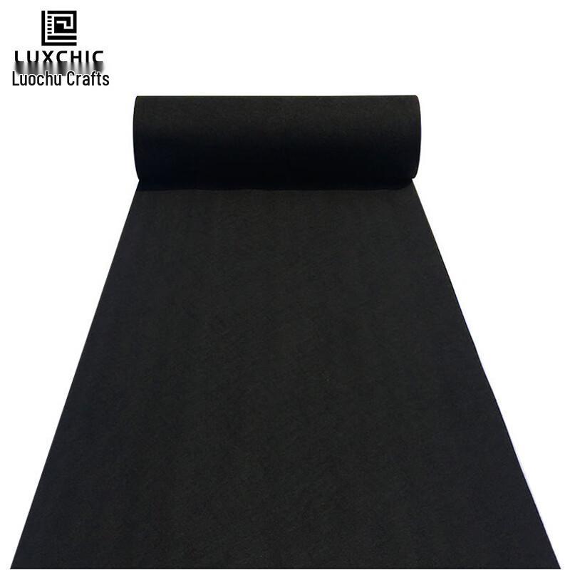 Luxchic Black Disposable Event Carpet