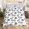 Bull Skull Ma Aztec Three-Piece Digital Printed Bedding Set Bed Cover