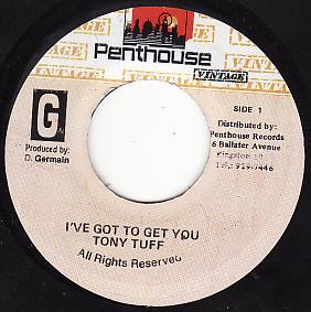 

7inch Record TONY TUFF IVe Got To Get You NONE Penthouse Vinta Jamaica Reggae Ska Dub Used