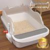 Extra-Large Semi-Enclosed Anti-Sand Cat Litter Box