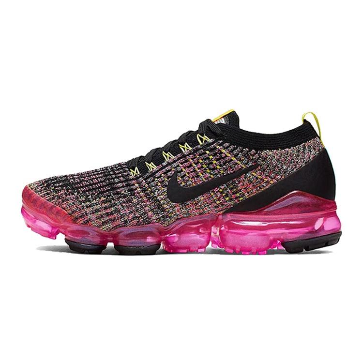 (WMNS) Nike Air VaporMax Flyknit 3 Black Pink Blast Women s AJ6910-006 EU 36