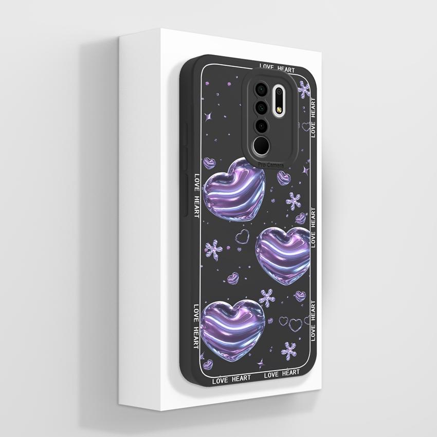 For Xiaomi Poco M2 M3 M4 M6 M7 Pro M5 M5S Mysterious Whale Phone Cases Camera Protection Liquid Silicone Anti Fall Protection Covers For Xiaomi Casing