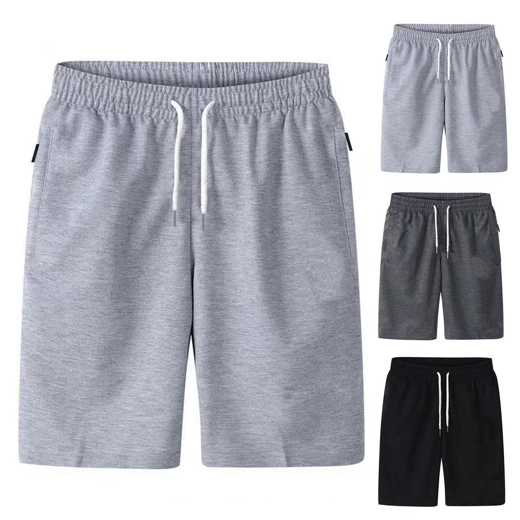 Sommer Casual Shorts Herren Atmungsaktiv Lässig Baumwolle Strandshorts Bequem Fitness Basketball Sport Kurze Hosen Herren Bermudas