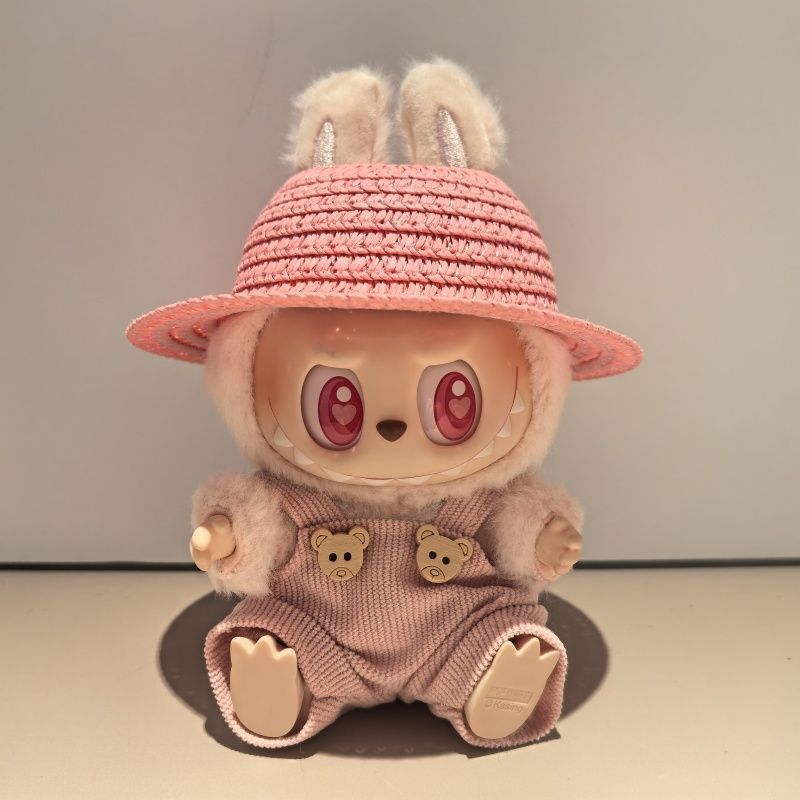 

Labubu Doll Toy Clothes Labubu Clothes Party Children S Diy Doll Accessories Gift рожевий