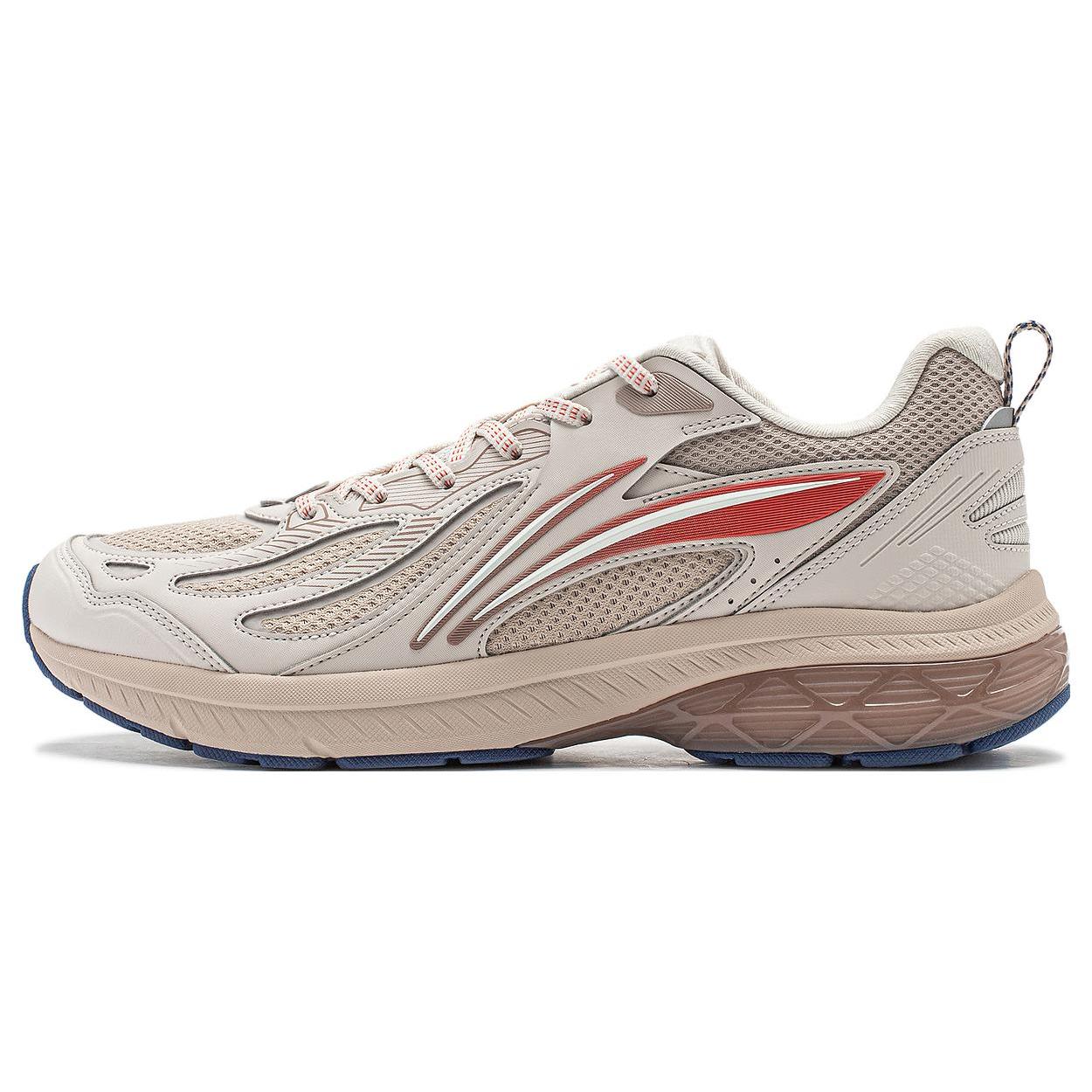 

Li Ning Fuyao V2 Cushioning Slip Resistant Abrasion Resistant Low top Running Shoes Men s Oat Gray ARXT021-5 39