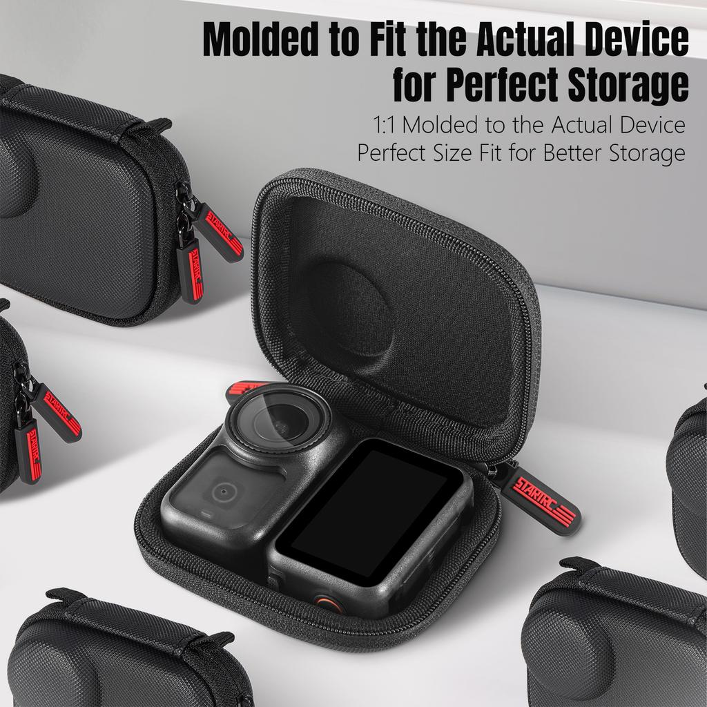 For DJI OSMO NANO Anti-scratch Protective Bag Waterproof Storage Case Portable Carry Case with Wrist Strap with Carabiner