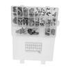 135 Pcs Woodruff Key Flywheel Pulley Crank Way Key Assortment Kit for Multiple Purpose