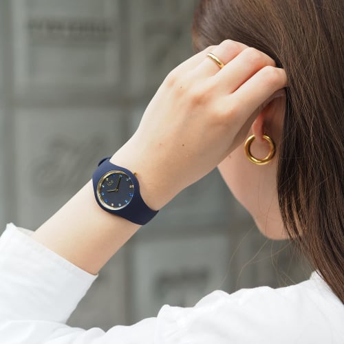 Authorized Dealer Ice-Watch Ice Watch Women's / 016301 ICE Cosmos Ice Cosmos Blue Shade Small