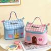 Waterproof Cosmetic Bag High Capacity House Shape for Travel Storage