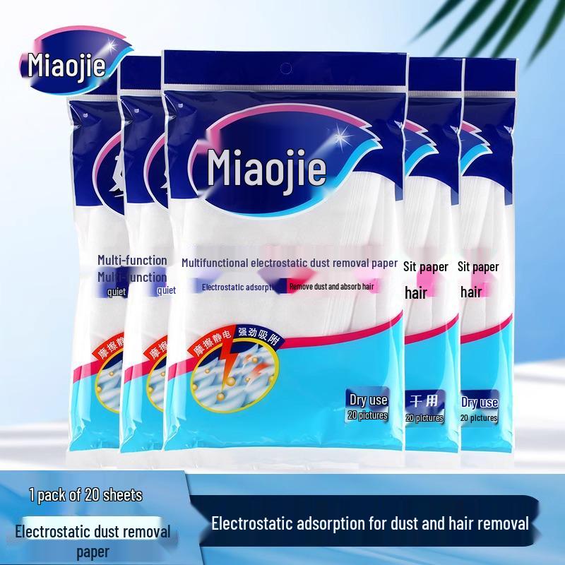 Miao Jie Disposable Electrostatic Dust & Hair Removal Mop Sheets