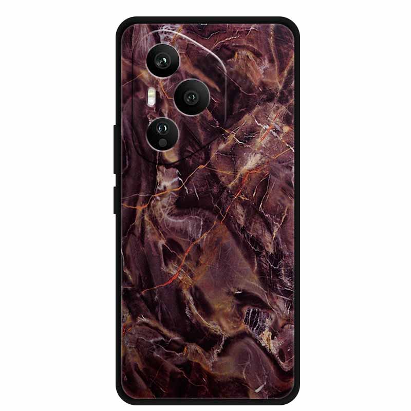 For Honor 400 Pro 5G Case Honor 400 5G Marble Painted Silicone Back Cover Cases for Honor 400 Pro/ 400 TPU Black Case 400 Pro 5G