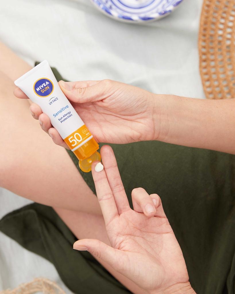 NIVEA Sun Sensitive Face Cream SPF50, 50ml