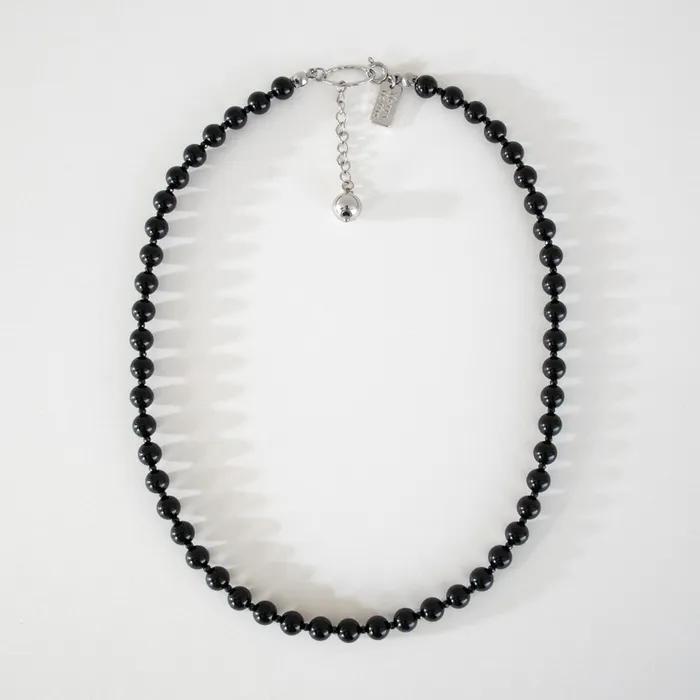 Black Onyx Surgical Necklace