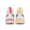 Li Ning Slip Resistant Abrasion Resistant Low Top Badminton Shoes Unisex White AYAT003-3