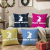 Fashionable And Trendy Design Tally Weijl-I Pillow Case Comfort Sofa Bed Silky elegant Invisible zipper Decorative cushion cover