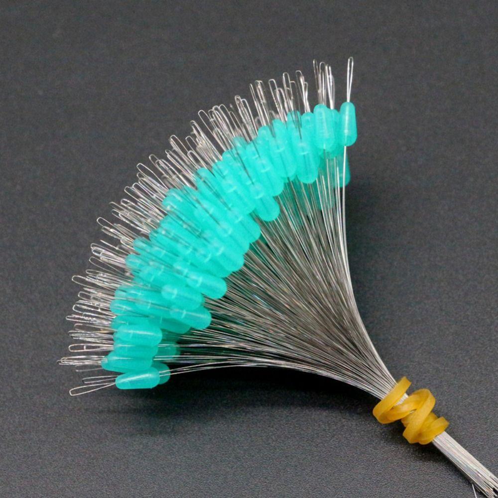 300pcs Float Fishing Bobber Stopper Fishing Supply Space Beans New Rubber Bean  Lakes Rivers Sea