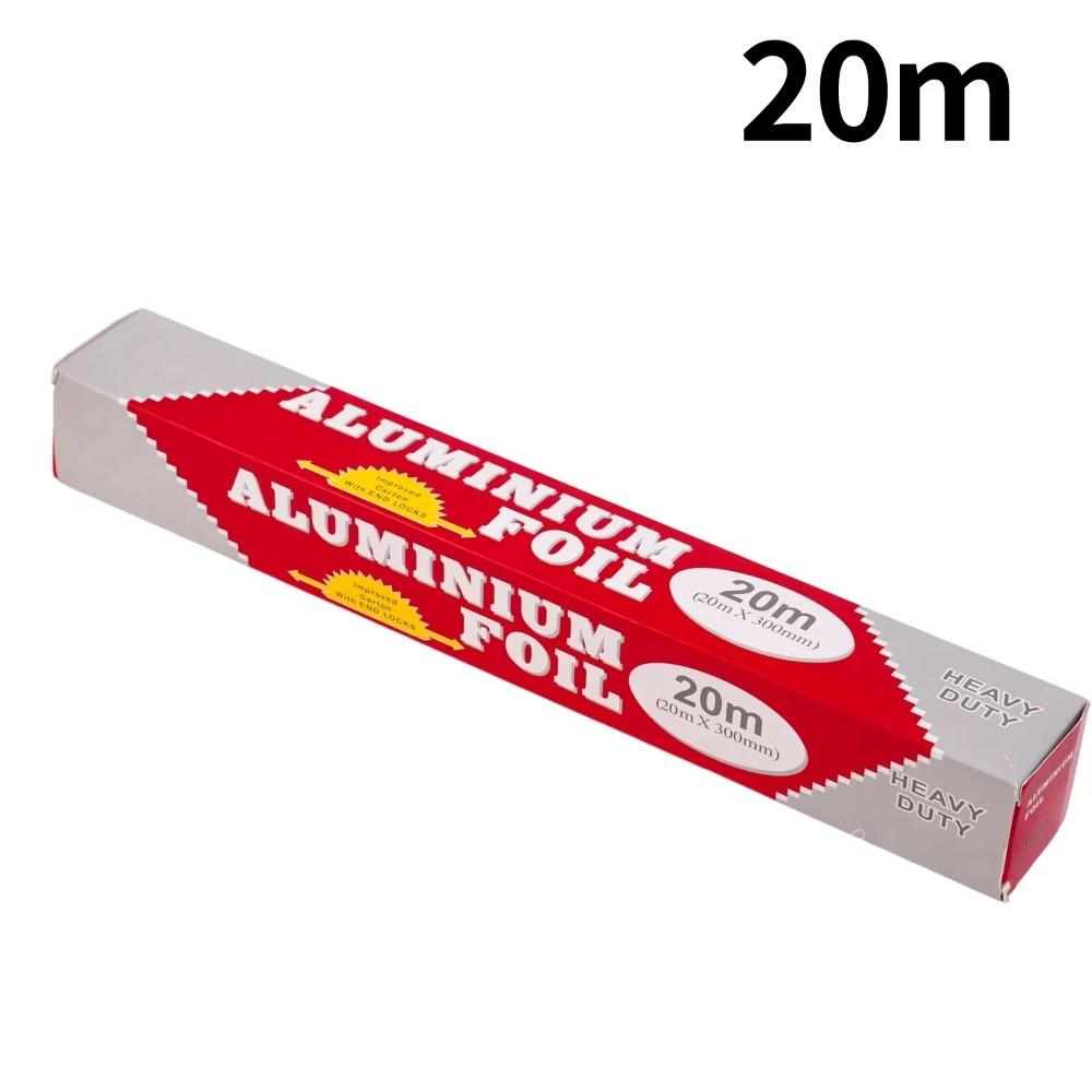 Folia Aluminiowa Papierowa Spożywcza 5m/10m/20m Folia do Grillowania do Frytkownicy Powietrznej Piekarnika Akcesoria BBQ