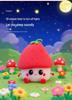 Strawberry Silicone Lamp: Three-Level Brightness Tap Night Light