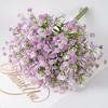 Decorative Gypsophila Artificial Flower Bouquet For Vase Decoration - Purple