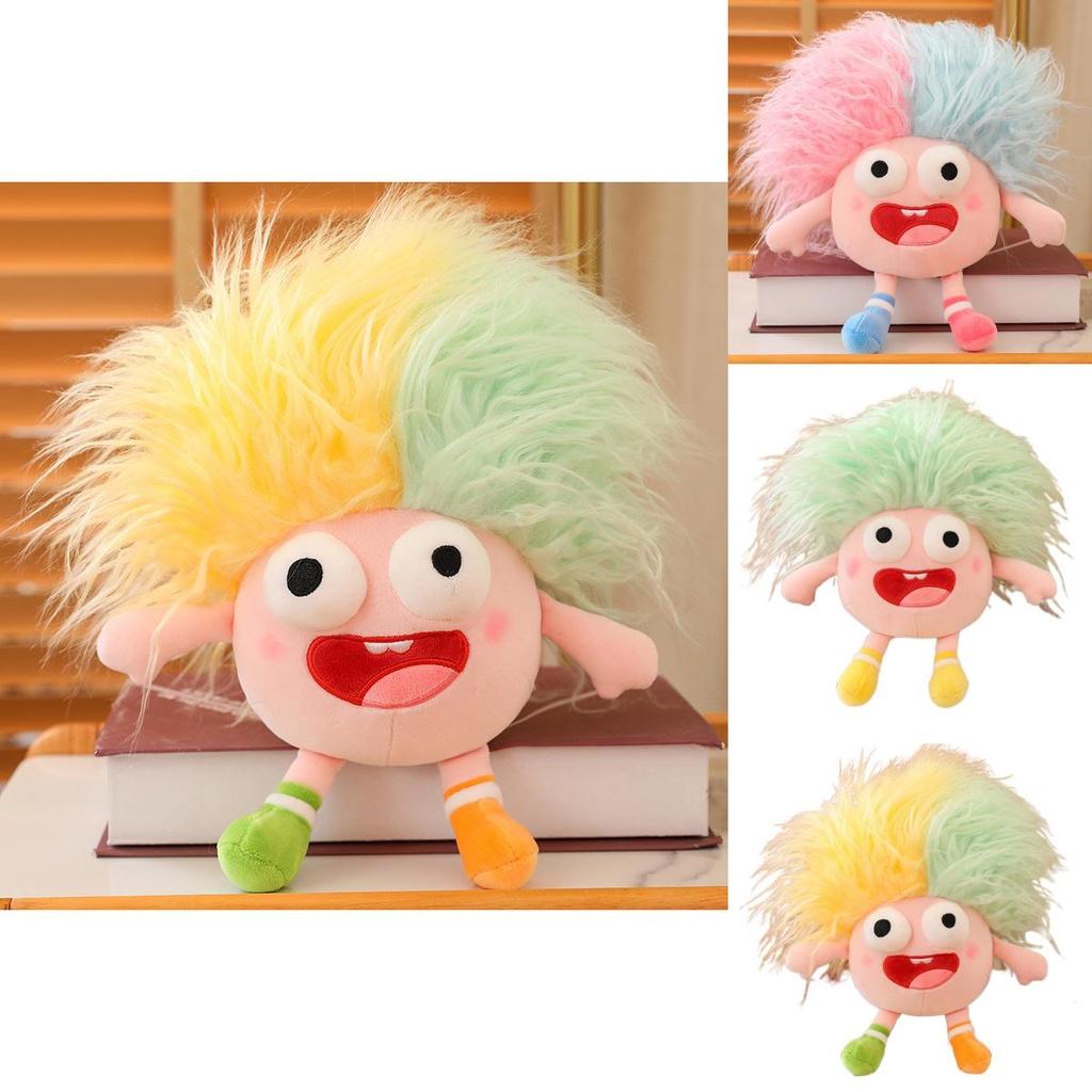 Funny Plush Toy With Big Eyes And Fluffy Hair Perfect For Diy Ugly Dolls In Stock