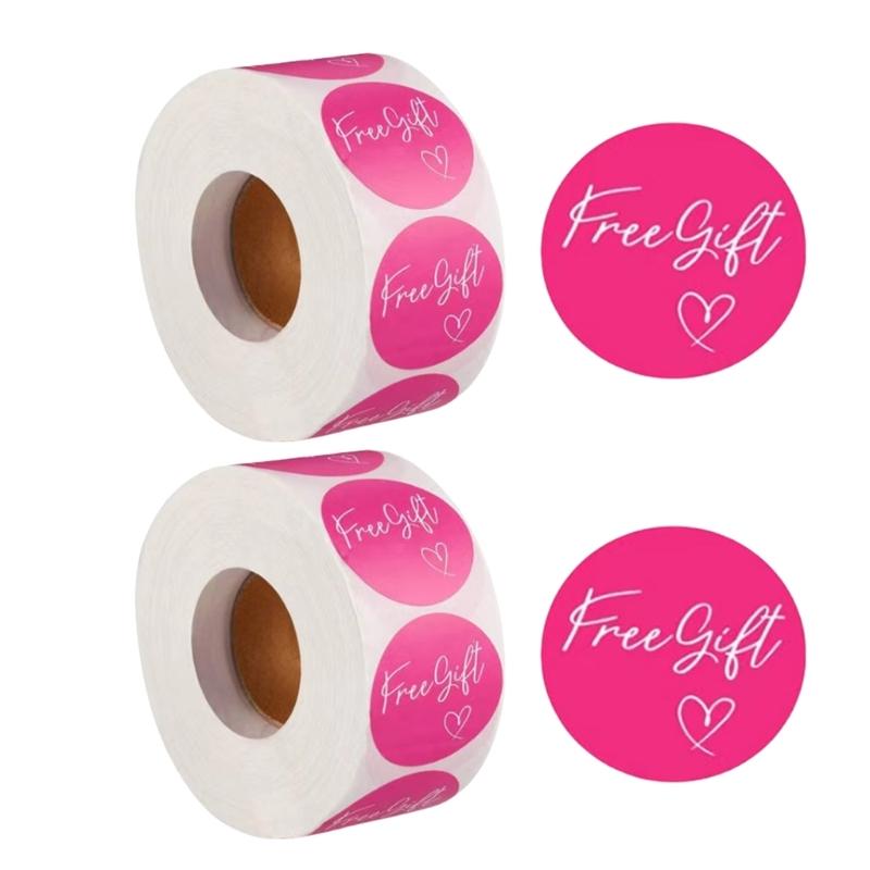 

250Pcs Sealing Label Stickers, Round Giveaway Labels, 1Inch 1.5Inch Sealing Sticker for Small Business, Online Retailer 1
