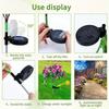 Waterproof Solar Azalea Garden Decor with Always-on & Flashing Modes