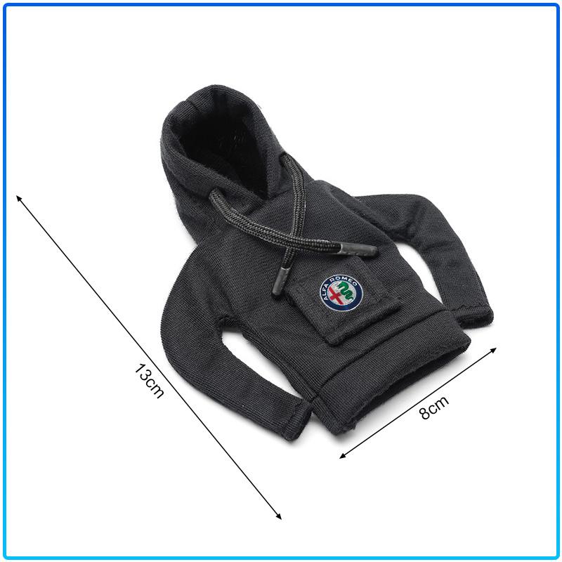 For Alfa Romeo 147 159 Giulietta Giulia Mito Spider Alpha Nheadrest Car Gear Shift Knob Cover Manual Handle Gear Sweatshirt Change Lever Cover