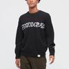 UNIQLO Keith Haring Cartoon Character Print Crewneck Sweatshirt Unisex sweatshirt Black 446370-09