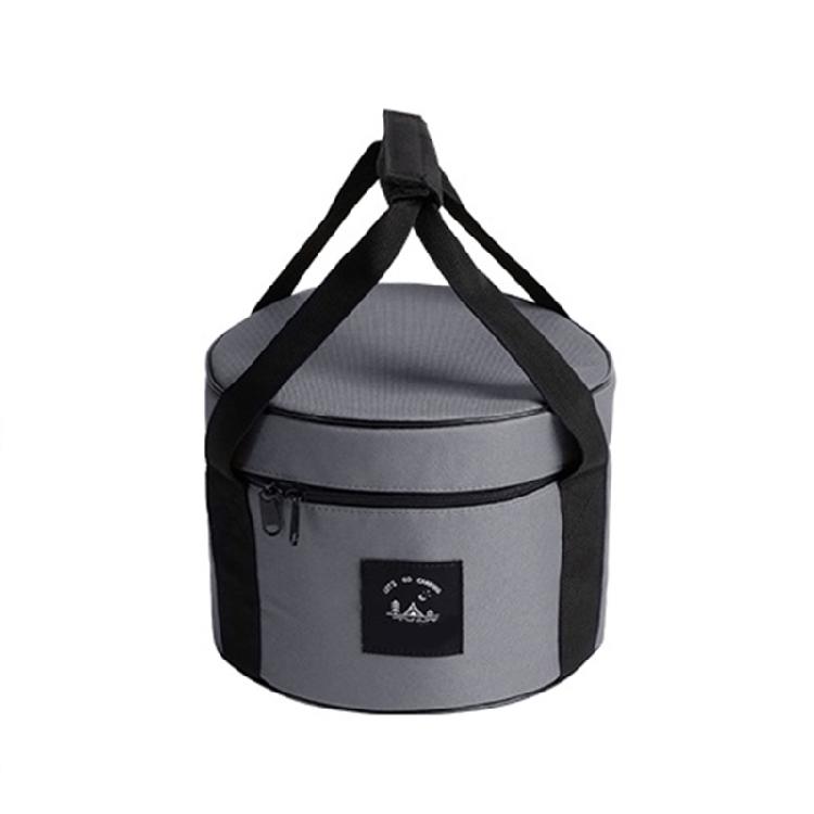 

Тактична сумка для зберігання для кемпінгу, універсальна сумка для перенесення, сумка для пікніка зі столовим посудом, для організації аксесуарів для пікніка M сірий колір/дим