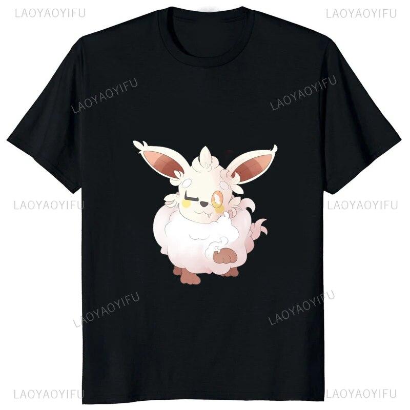 

Новая игра Palworld Футболка с принтом Повседневная мода Свободная женская футболка в стиле Харадзюку Уличная одежда в стиле хип-хоп Корейский стиль Y2k Футболка унисекс 3XL