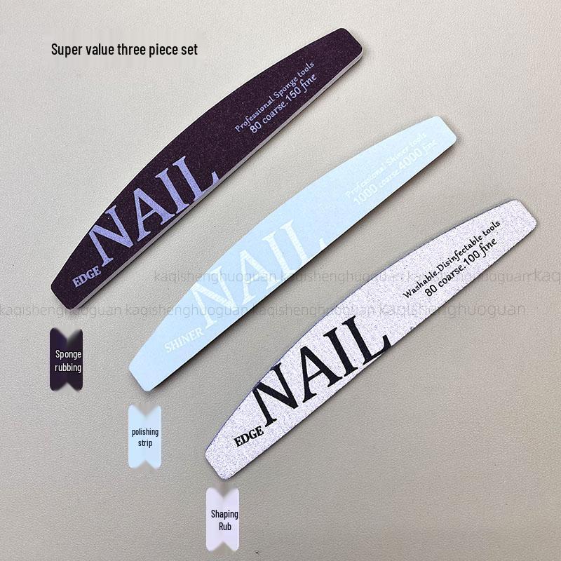 Washable Wear-Resistant Nail Shaping and Polishing Block