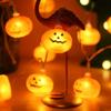 1pc, 10/20 Led Halloween Light String, Battery Powered, Halloween Pumpkin Lantern, Party, Yard, Garden Halloween Decoration