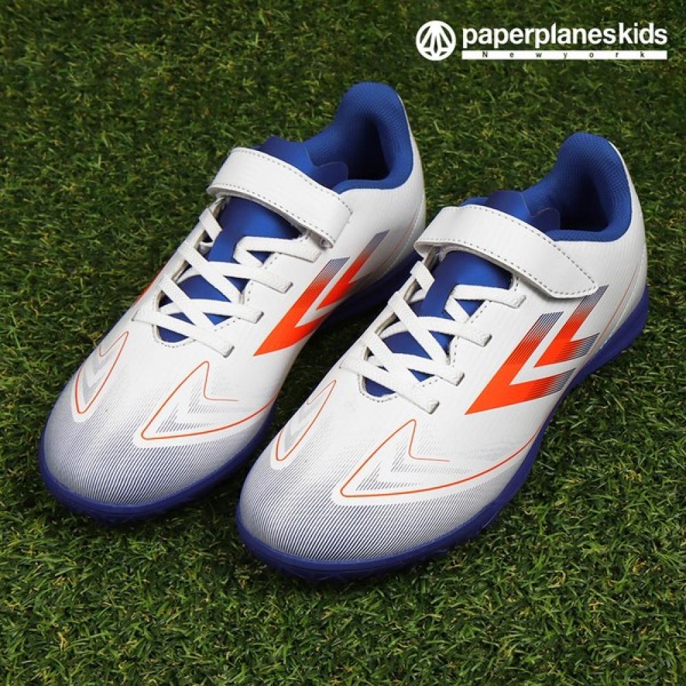 

[Бумажный самолетик Дети] Детские футзальные кроссовки Юношеские футбольные кроссовки white-blue/240