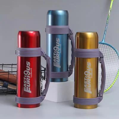 Termoska 1,2 l velké vakuové baňky Izolovaný termohrnek z nerezové oceli Cestování Venkovní sportovní láhev na vodu Potřeby pro domácnost