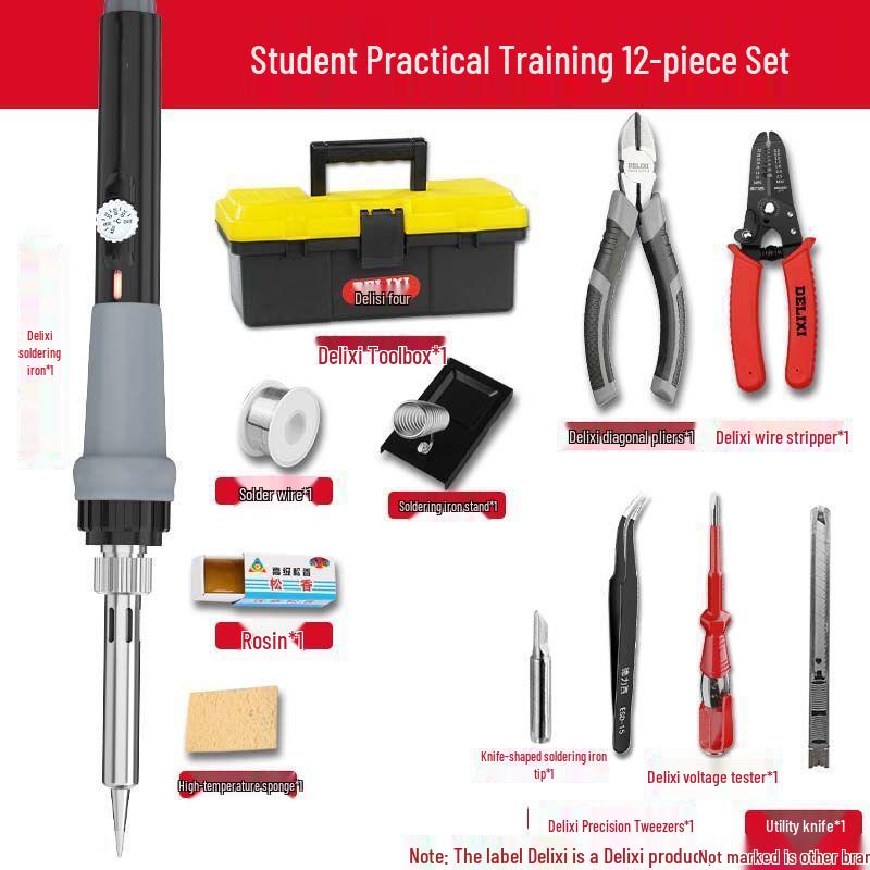Complete Electrician Tool Kit with Multimeter for Students & Home Repair
