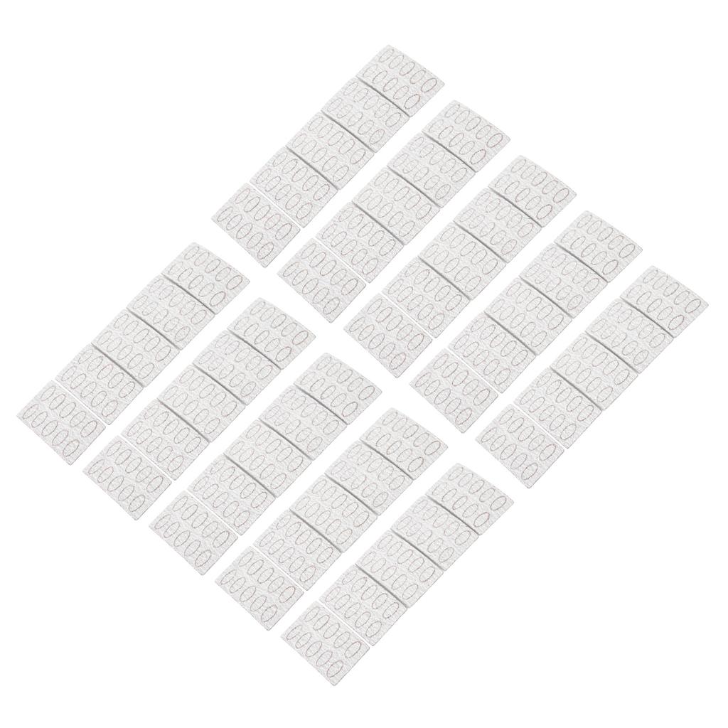 10 Bags 100 Grit Steel Pusher Sandpaper Self Adhesive Dead Skin Removal Nail Cuticle Pusher Sand Sheet