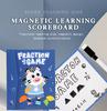 Magnetic Fraction Learning Math Toy Montessori Arithmetic Teaching Aids Wooden Book Educational Toys For Children Christmas Gift