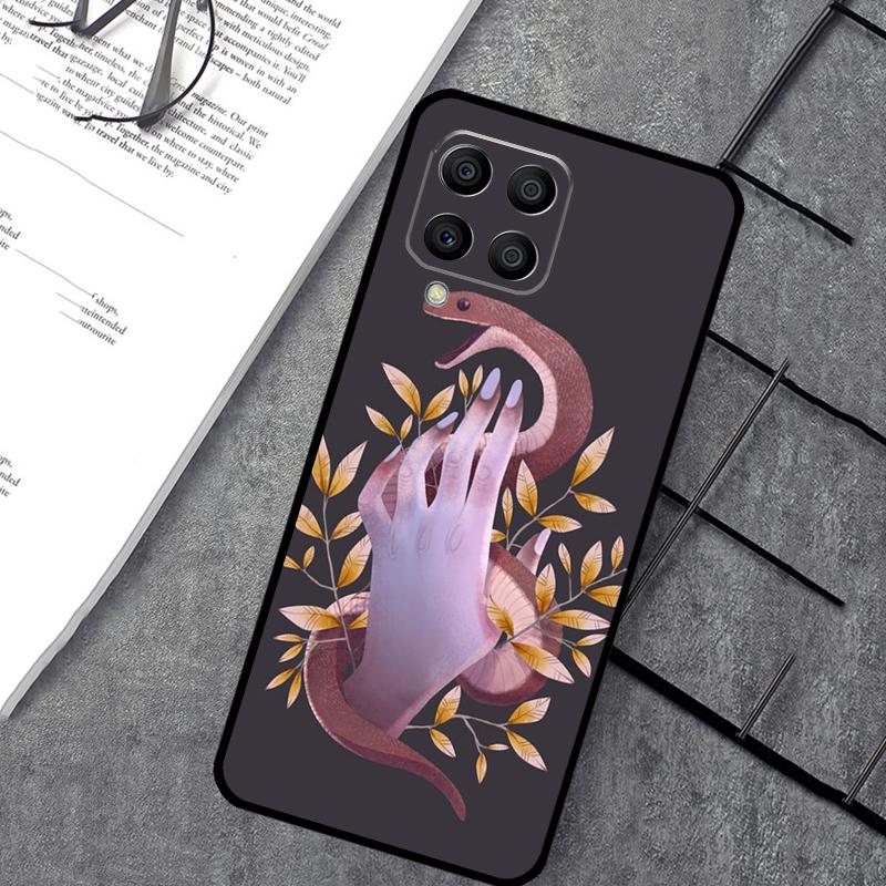 Snake Illustration Art Case For Samsung Galaxy M54 M32 M52 M15 M11 M12 M13 M14 M06 M16 M36 M56 M31 M53 M35 M55 M34