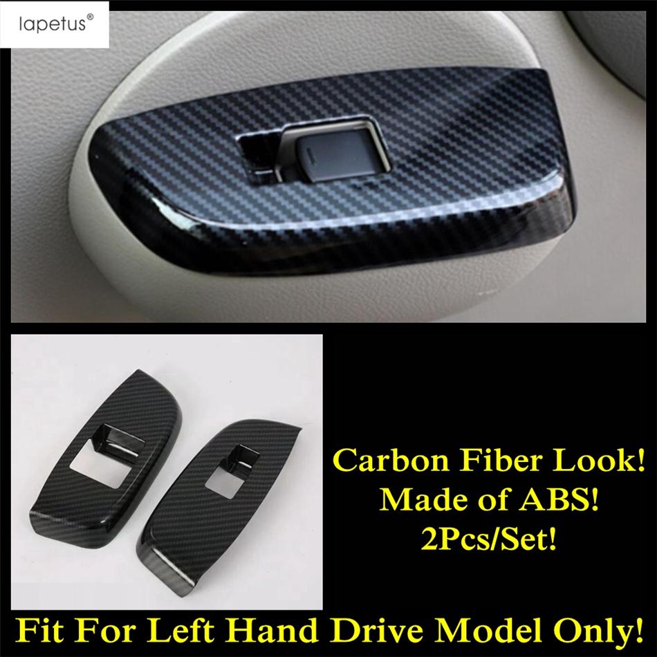 Carbon Fiber / Matte Accessories For Nissan NV200 Evalia 2015 -  ABS Door Handle Window Lift Button Cover Trim Interior Kit