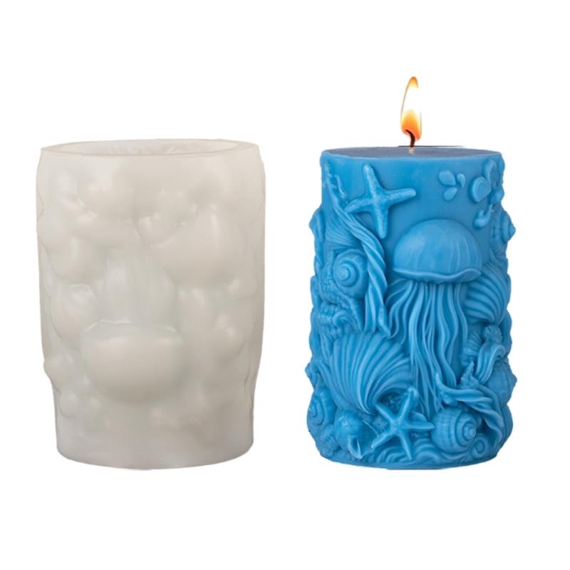 Geprägte Meerestier Silikonformen Backwerkzeug zur Herstellung von Seife Schokolade Heimdekoration Epoxidharzformen