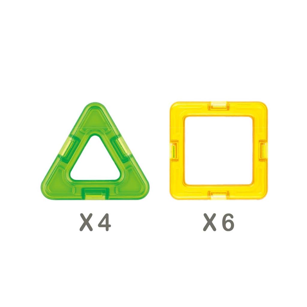 BorneLund Magformers First Shapes Set 3 and MF701016 [10 Pieces] (Ages Up)