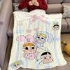 Bunny Crew Flannel Blanket Warm Soft Halloween Christmas Couch Warm Cozy Decorative Decor Gift for All Season